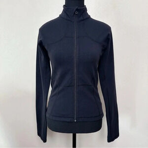 Lululemon Womens 6 Shape Up Athletic Training Jacket  In Black